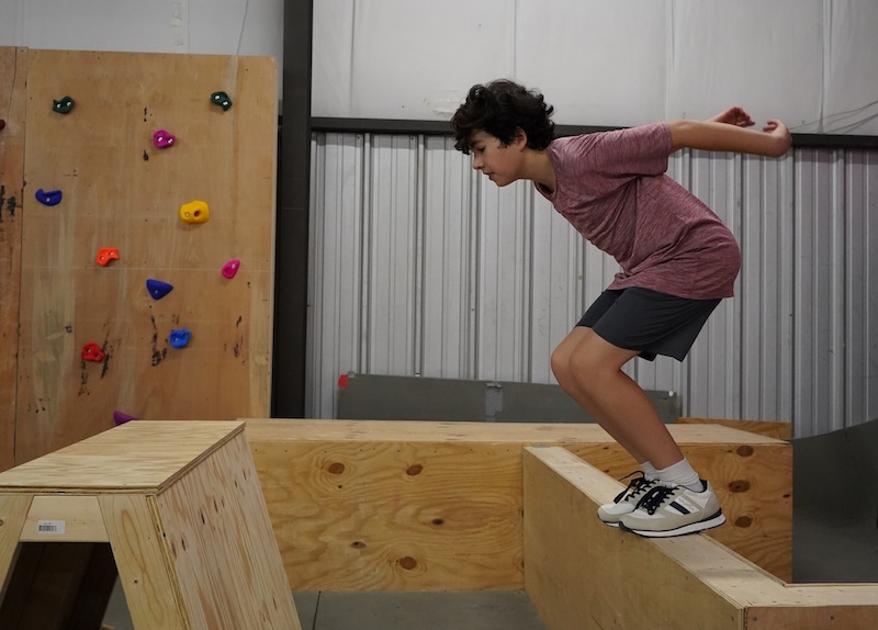 Ninja parkour class for all ages